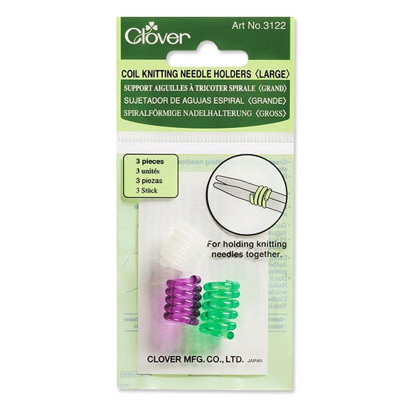 Clover Coil Knitting Needle Holders - Large