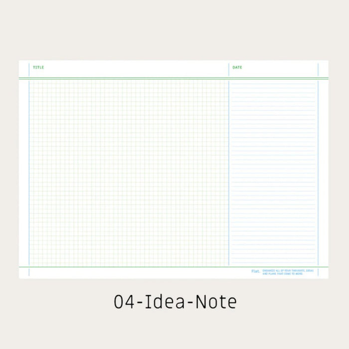 Paperian Flat Notepad A5 - Idea Note