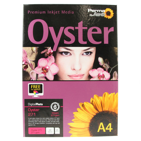A4 PermaJet Digital Photo Paper 271 Oyster - 271gsm - 25pk