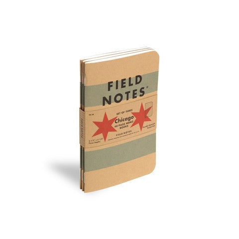 FIELD NOTES Chicago 3-Pack Memo Books Graph Grid
