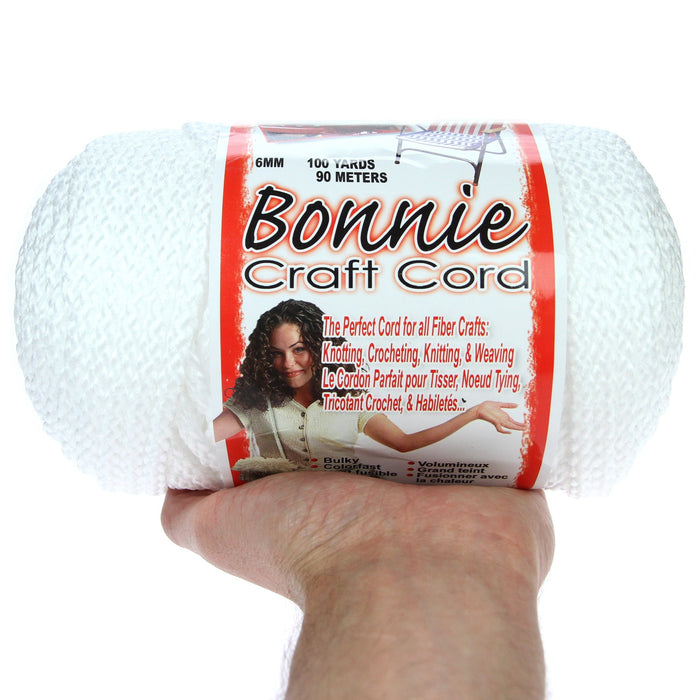 Bonnie Craft Cord 6mm - White