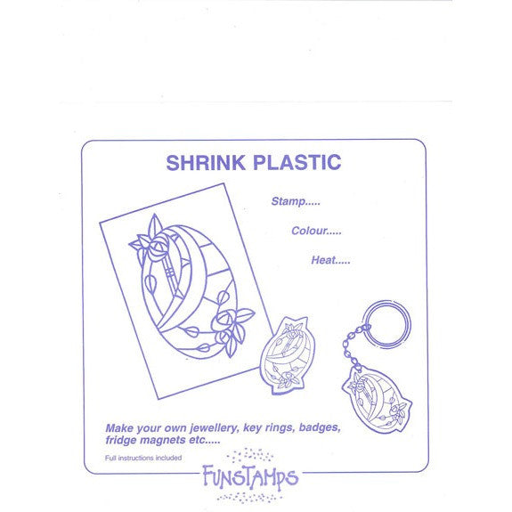 Shrink Plastic - 4 Colours