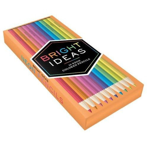 Bright Ideas Neon Coloured Pencils: 10 Coloured Pencils
