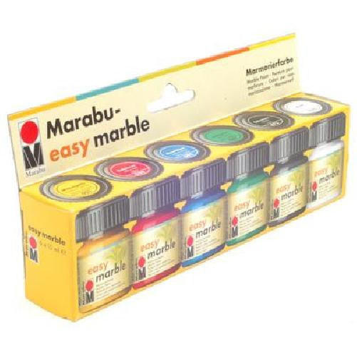 Marabu-Easy Marble 6X15ml Set