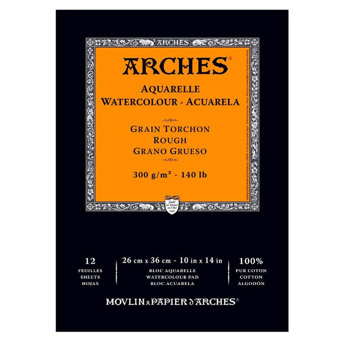 Arches Glued Pad 26x36cm 300gsm Torchon