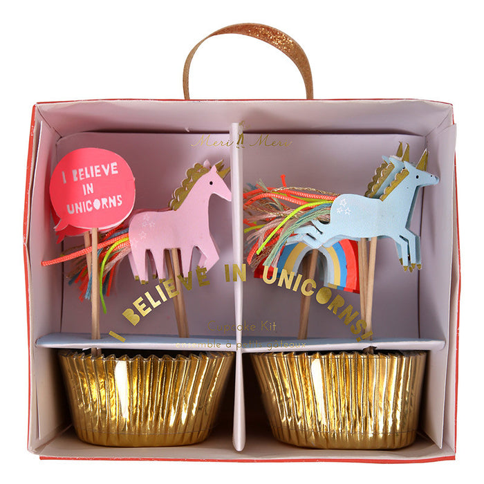 Meri Meri I Believe In Unicorns Cupcake Kit