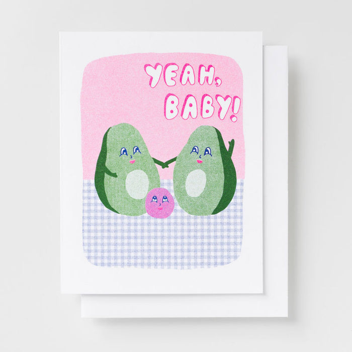 YOW- Card - Yeah, Baby! Avocado