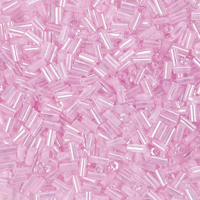 Rico Rod-Shaped Bead Transparentpink-Inclusion 6.75mm