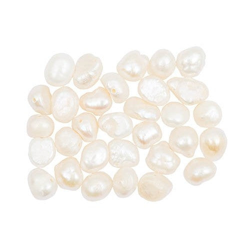Rico Fresh-Water Pearls Natu. Whiteapprox. 30 Pcs
