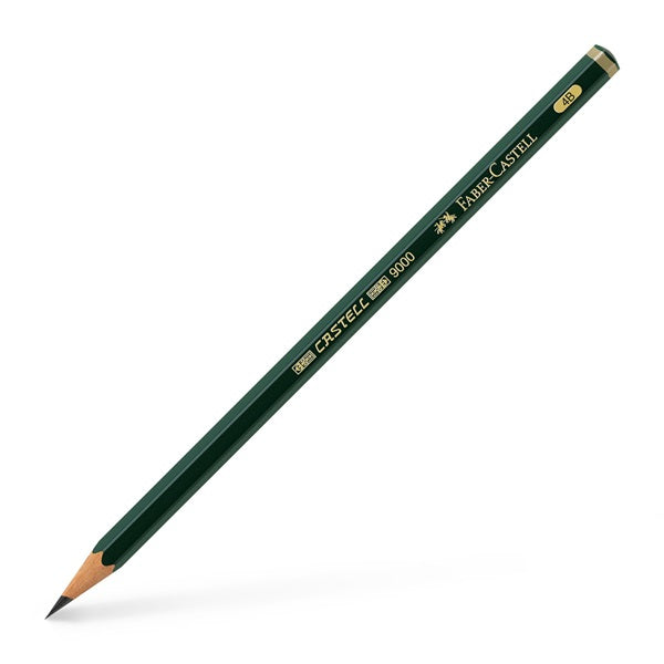 Castell 9000 Black Lead Pencils, 4B