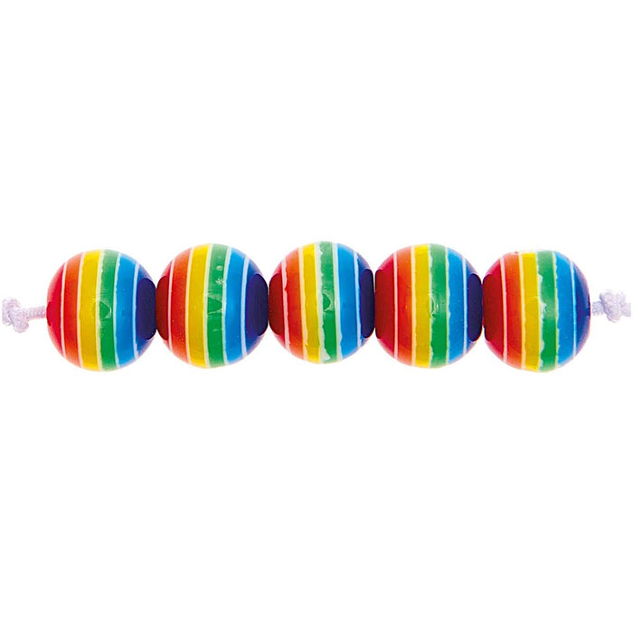 Rainbow Beads Round ? 8