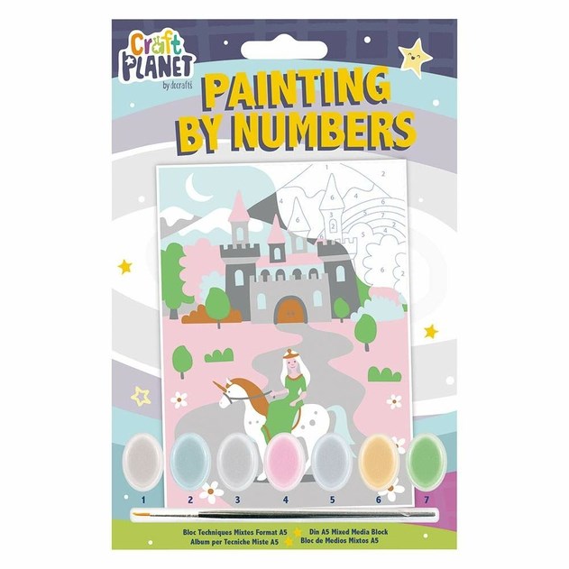 Mini Painting By Numbers - Fairytale Castle