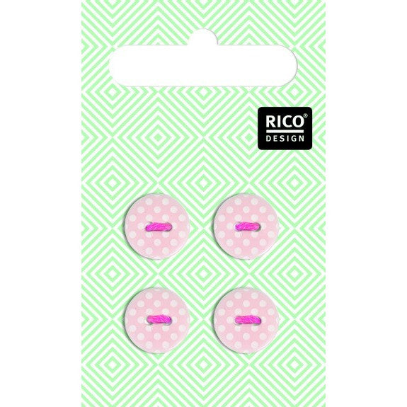 Rico - Buttons Dots 4 Pcs