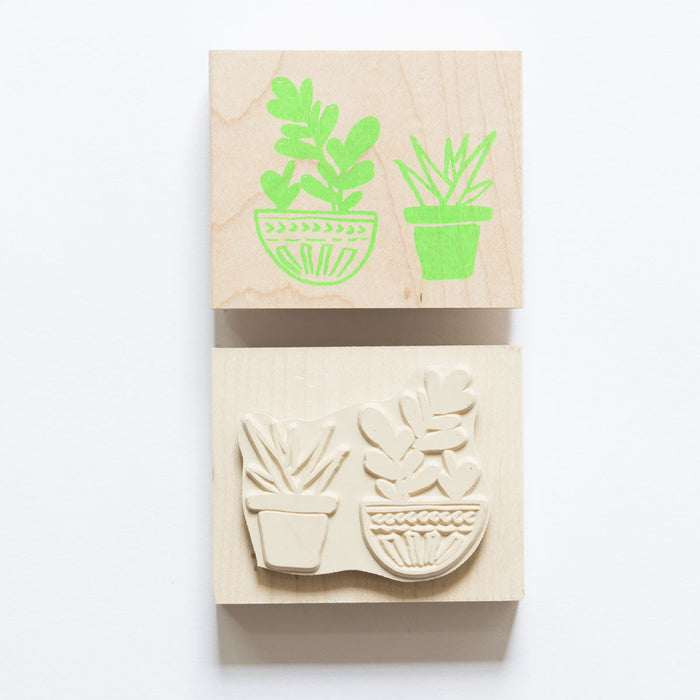 Yellow Owl Workshop Stamp - Cacti Stamp