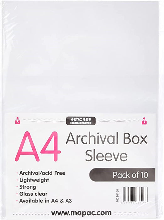 Mapac Archival Box Sleeves 10Pk