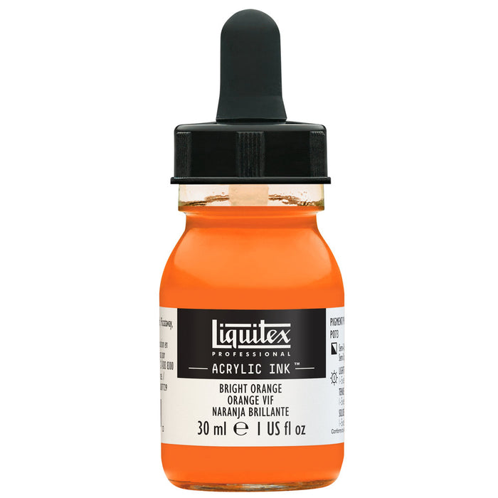 Liquitex Ink 30ml Cadmium Orange Hue