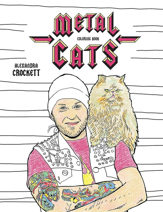 Metal Cats Colouring Book