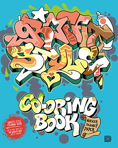 Graffiti Style Colouring Book