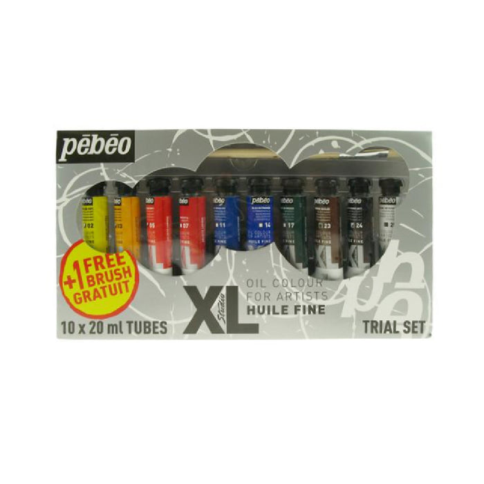 Pebeo Xl Oil Colour Set 10x 20ml