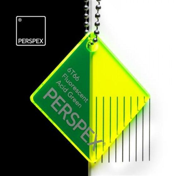 Perspex Acrylic Sheet 3mm - Acid Green 6T66