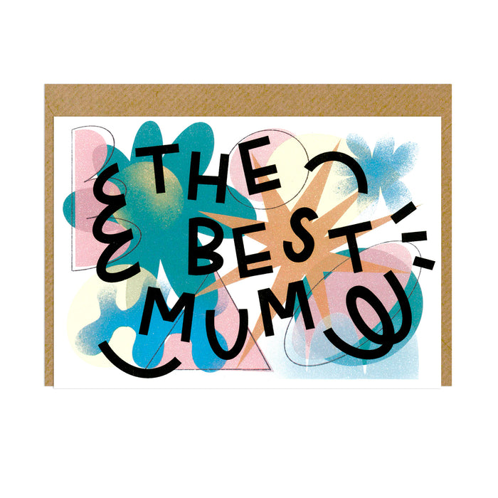 FA X CD Greetings Card - The Best Mum