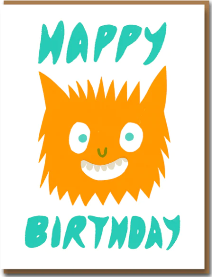 Sukie Happy Monster Birthday Card