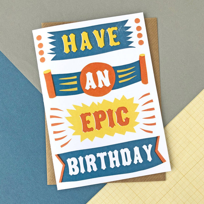 Epic Birthday Banners Card