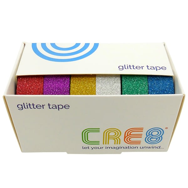 Cre8 Glitter Tape 6 Pk