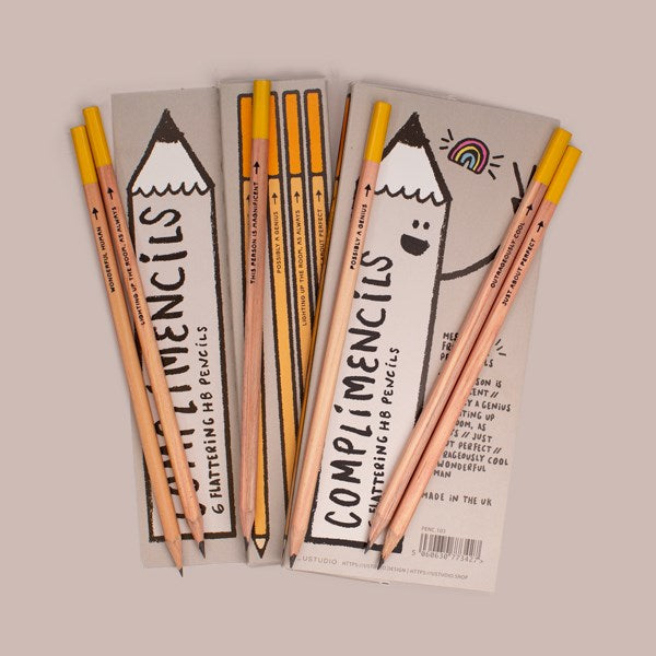 Complimencils - 6 Flattering HB Pencils