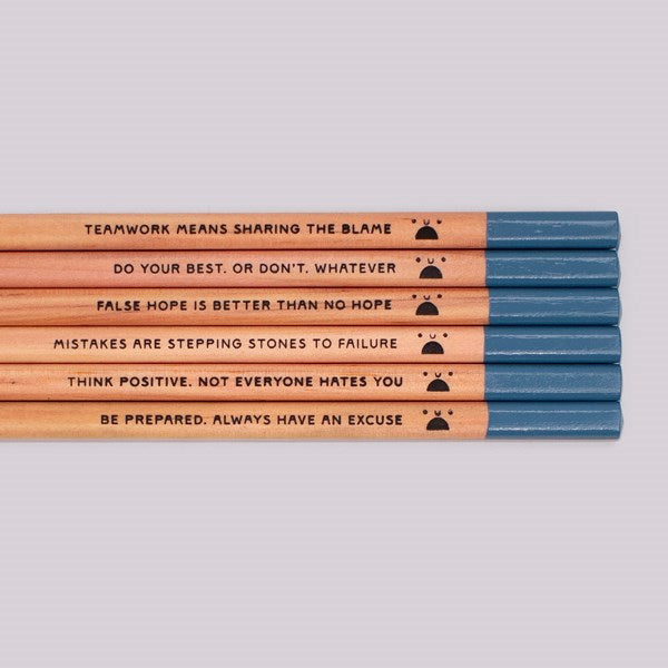 De-Motivational - 6 Cynical HB Pencils