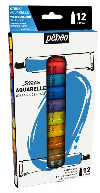 Studio Aquarelle Watercolour Set 12x12ML