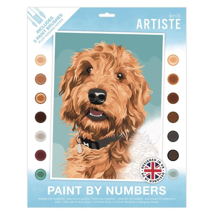 Paint By Numbers - Playful Labradoodle