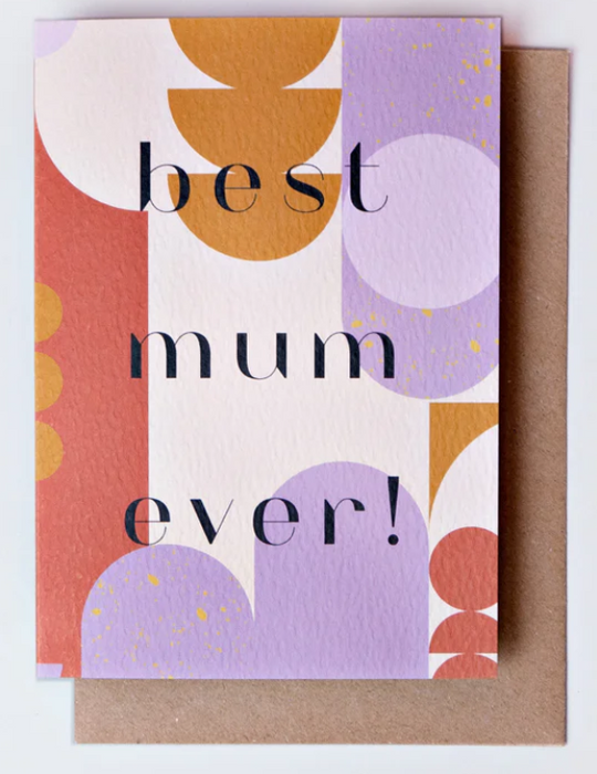 Helskini Best Mum Ever Card