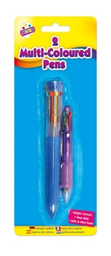 2 Multi Coloured Pens