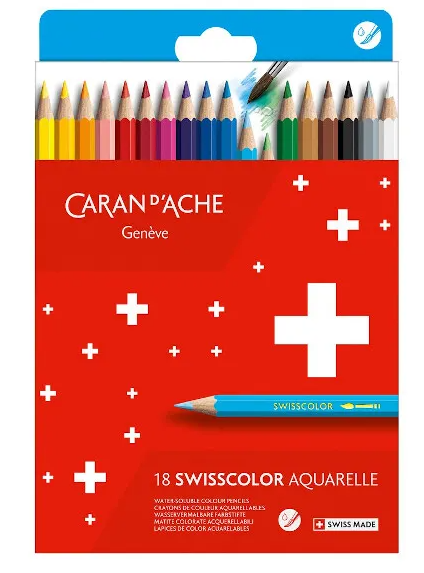 Caran D'Ache Swisscolor Aquarelle 18 Set