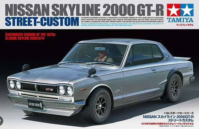 【未使用】TAMIYA Nissan Skyline 2000 GT-R Tamiya Nissan Skyline 2000 GT-R 1:24 – Fred Aldous