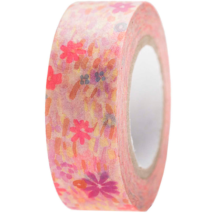 Rico Washi Tape -Flower Meadow Pink
