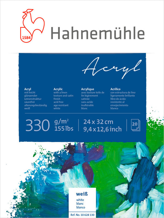 Hahnemuhle Acrylic Paint Board 330gsm 24X32cm
