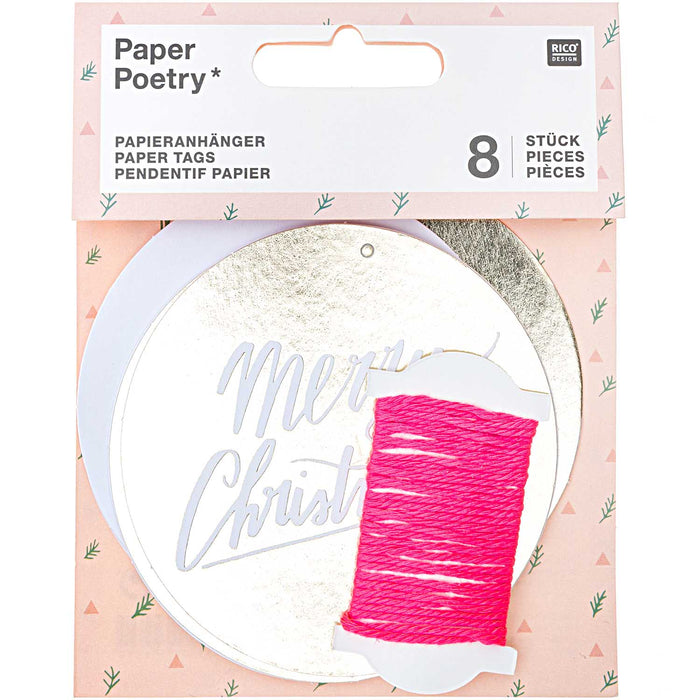 Rico Paper Tags -Jolly Christmas