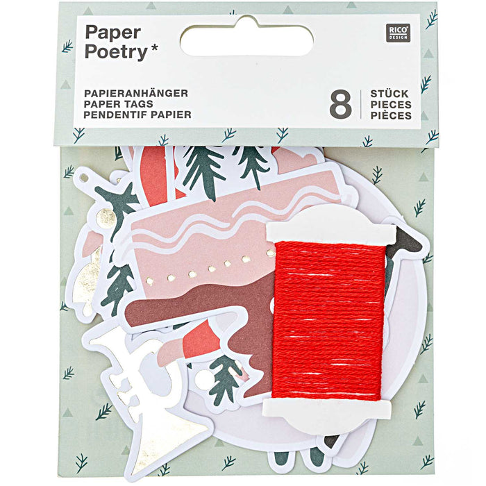 Rico Paper Tags - Christmas Lettering