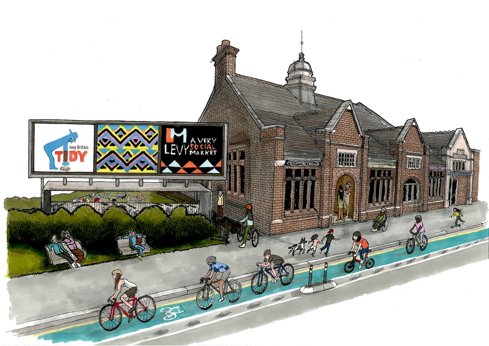 Show your support for the Station South restoration and Cycle Cafe