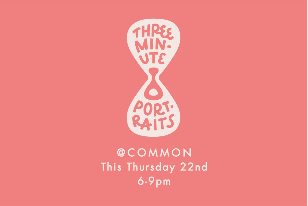 3 minute portraits at Common!