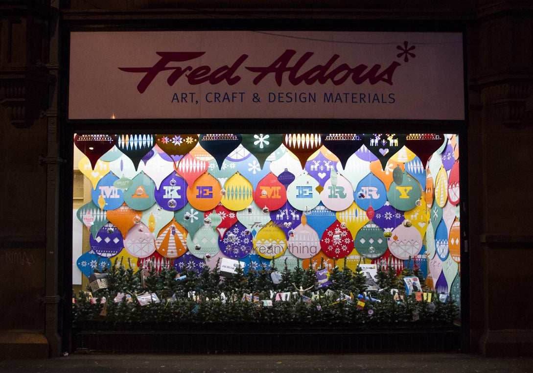Make Merry Christmas Window