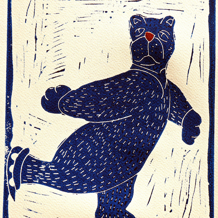 Draw, carve and print your own Christmas cards