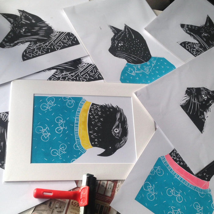 Softcut prints by Maggie Mcmanus