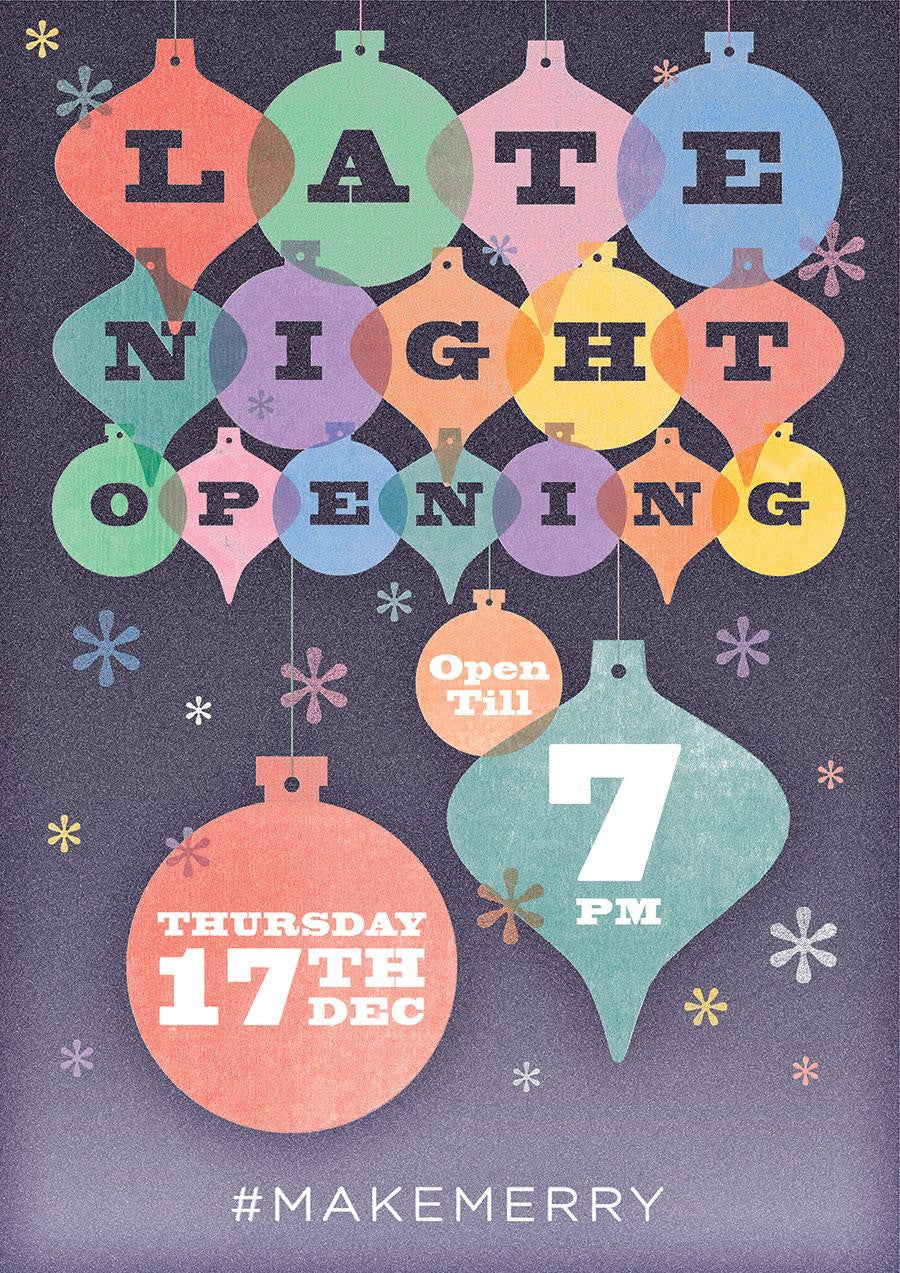 Late Night Opening in Manchester