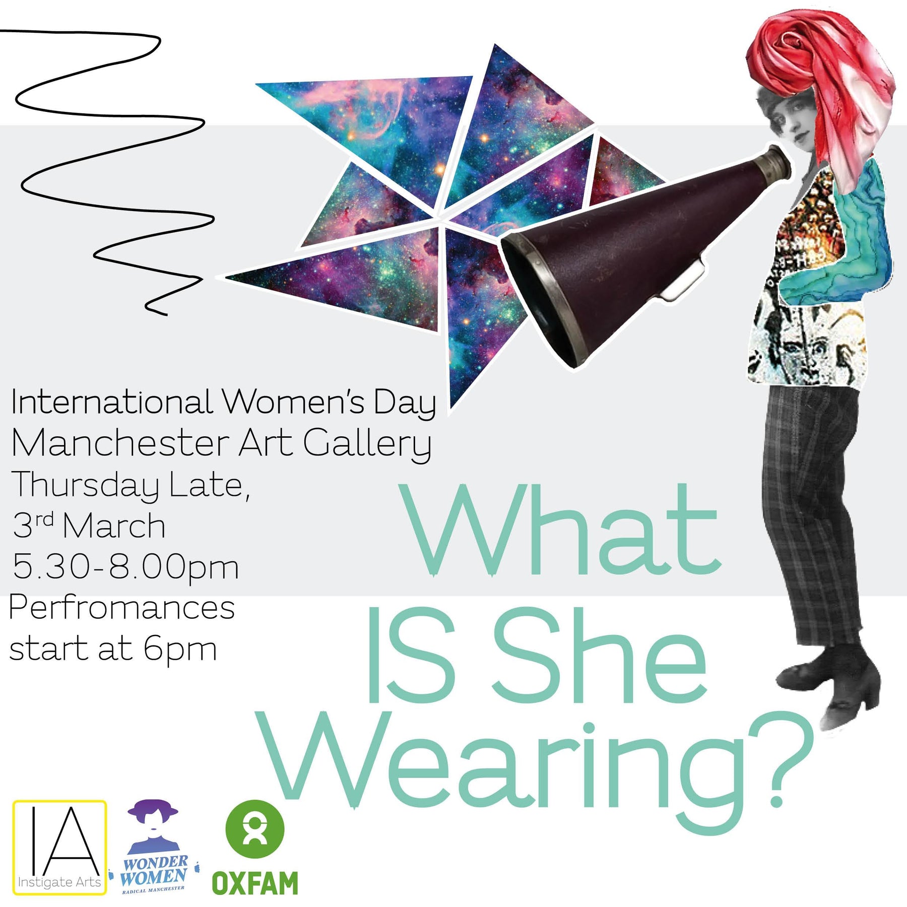 Instigate Arts - What Is She Wearing
