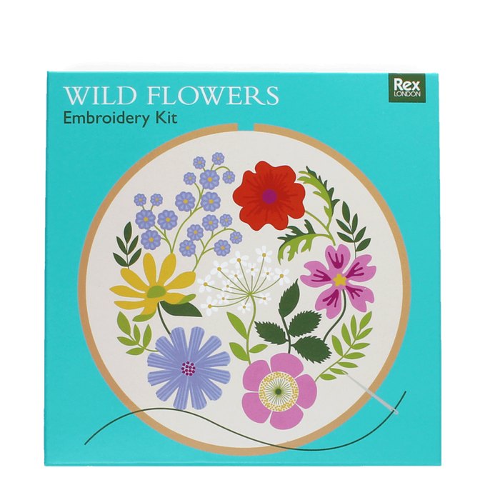 Wild Flower Embroidery Kit