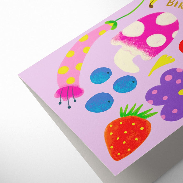 Juicy Fruit Birthday Card