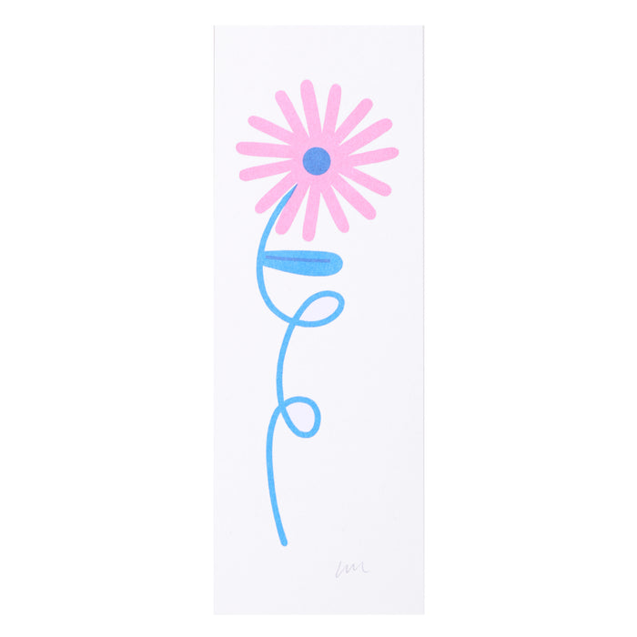 Mini Flower Risograph Print